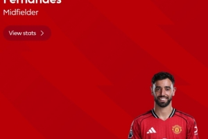 1助攻+5关键传球，英超官方：B费当选曼联1-2利兹联全场最佳