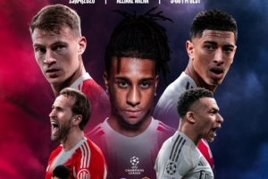 拜仁官方晒海报预热对阵皇马：奥利塞C位出镜，凯恩PK姆巴佩