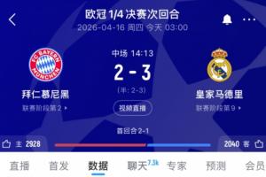 神仙半场！拜仁、皇马半场轰5球！开场进到结束，交替进球！