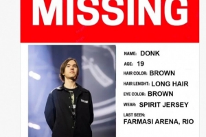 Vitality官媒赛中发推“寻人”：donk去哪了？