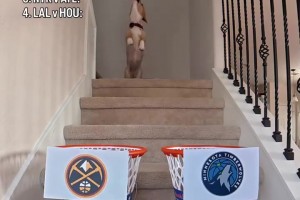 萌狗预测季后赛第一天获胜的队伍：骑士森林狼尼克斯火箭