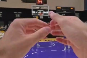 变身神射沉浸式体验肯纳德第一视角：35秒三分11中10